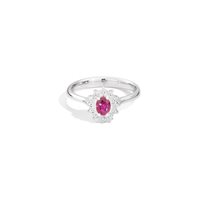 Ringe Recarlo Dame Camelia in Weißgold Rubino 0.45 Ct R77CC001/RB-13 - R77CC001/RB-13